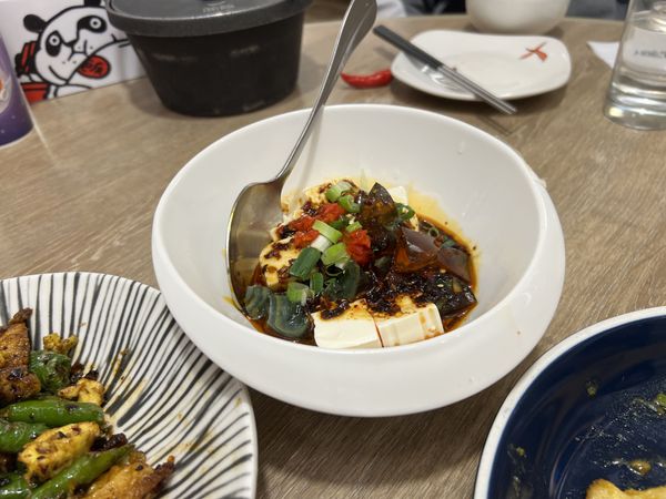 Century egg tofu at Kaifun