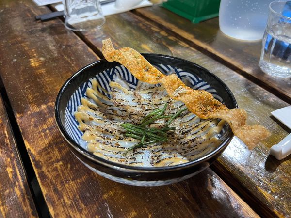 Sea bream carpaccio (Nuta)