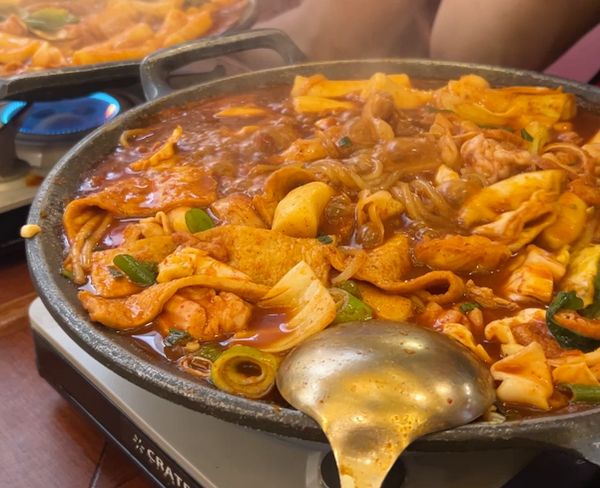 Tteokkbokki at Namdobunsik