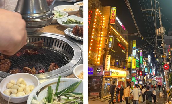 Kbbq and Gangnam streets