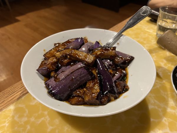 Cafe China - Eggplant in Garlic Sauce