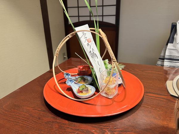 A variety of small dishes