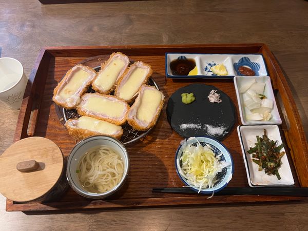 Cheese katsu at Gyeongyang Hall