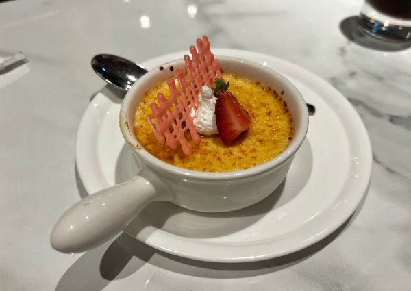 Chamonix creme brulee