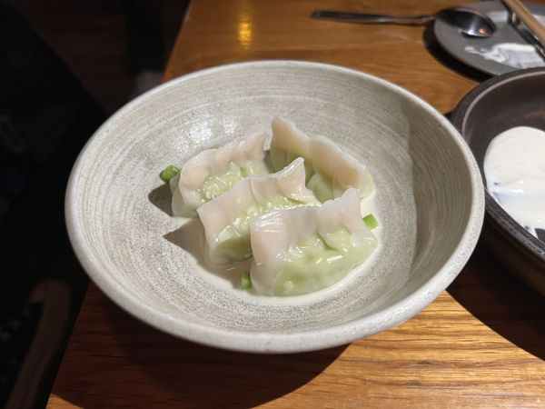 Thursday Kitchen - edamame dumpling