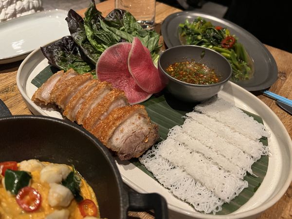 Crispy pork belly