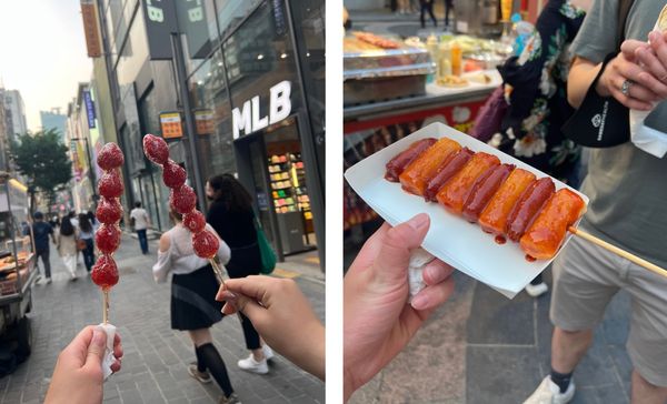 Street food at Myeongdong