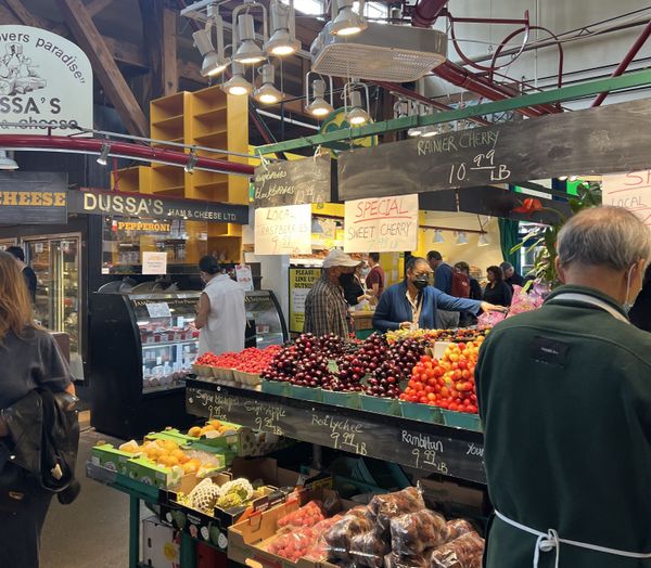 Inside market at Granville Island