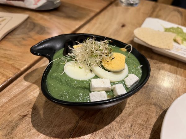 Green salmorejo