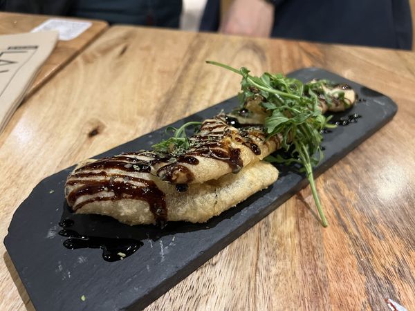 Fried eggplant
