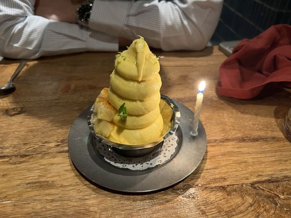 Pineapple sorbet