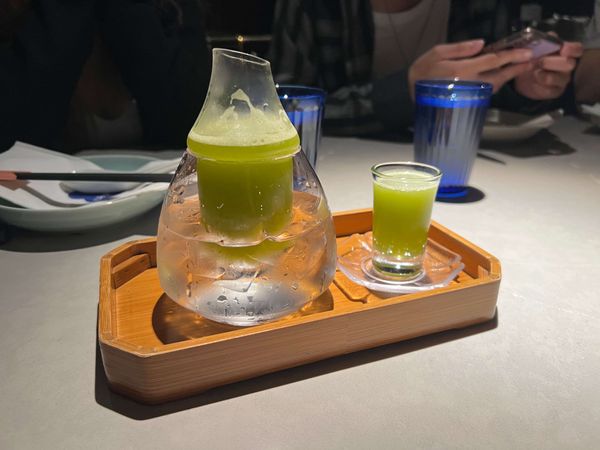 Osmanthus Oolong cocktail at uluh, NYC